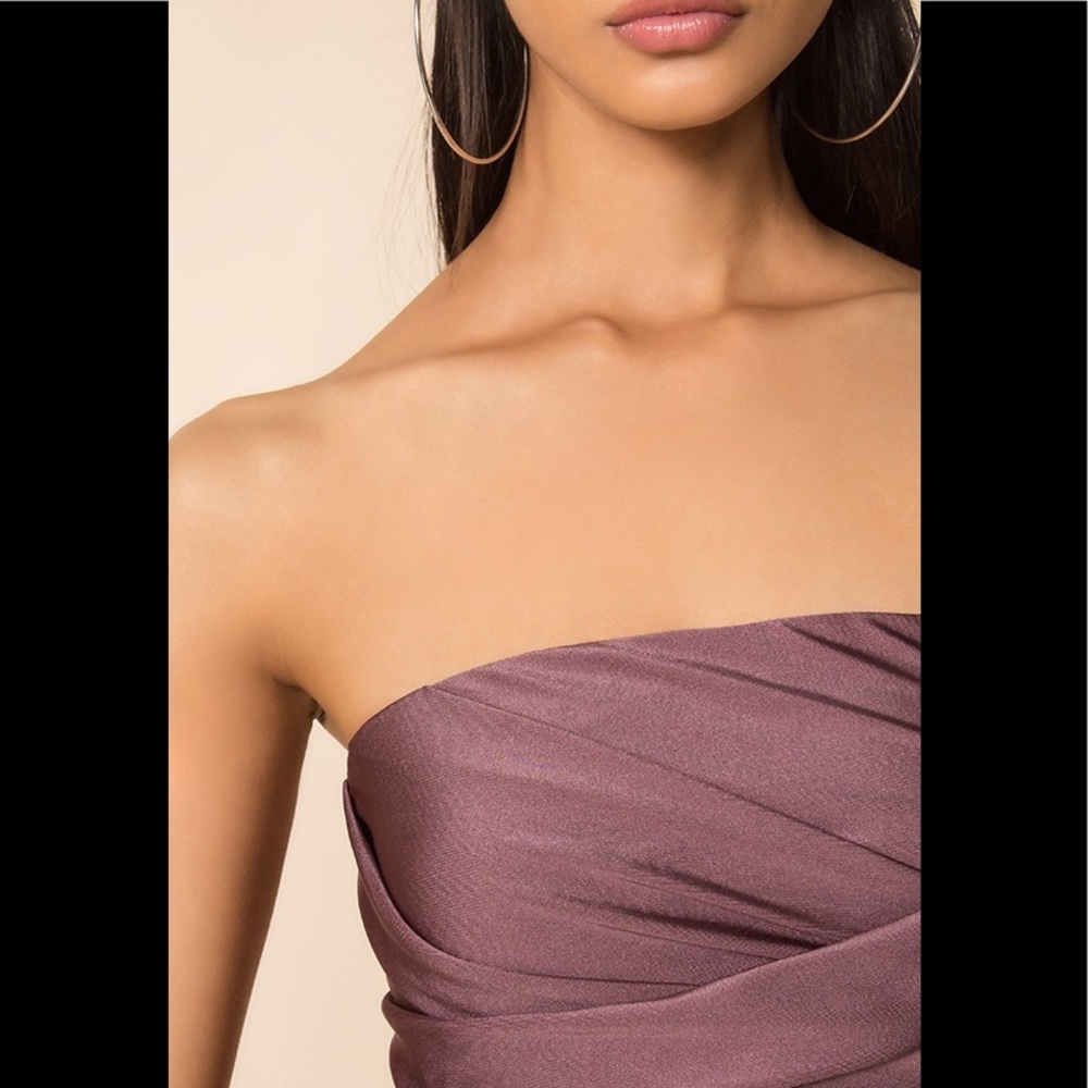 Superdown Strapless Crop Top - image 2